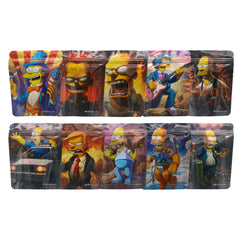 Holographic Cartoon Family Smell Proof Metallized Foil Stand Strong® Bags