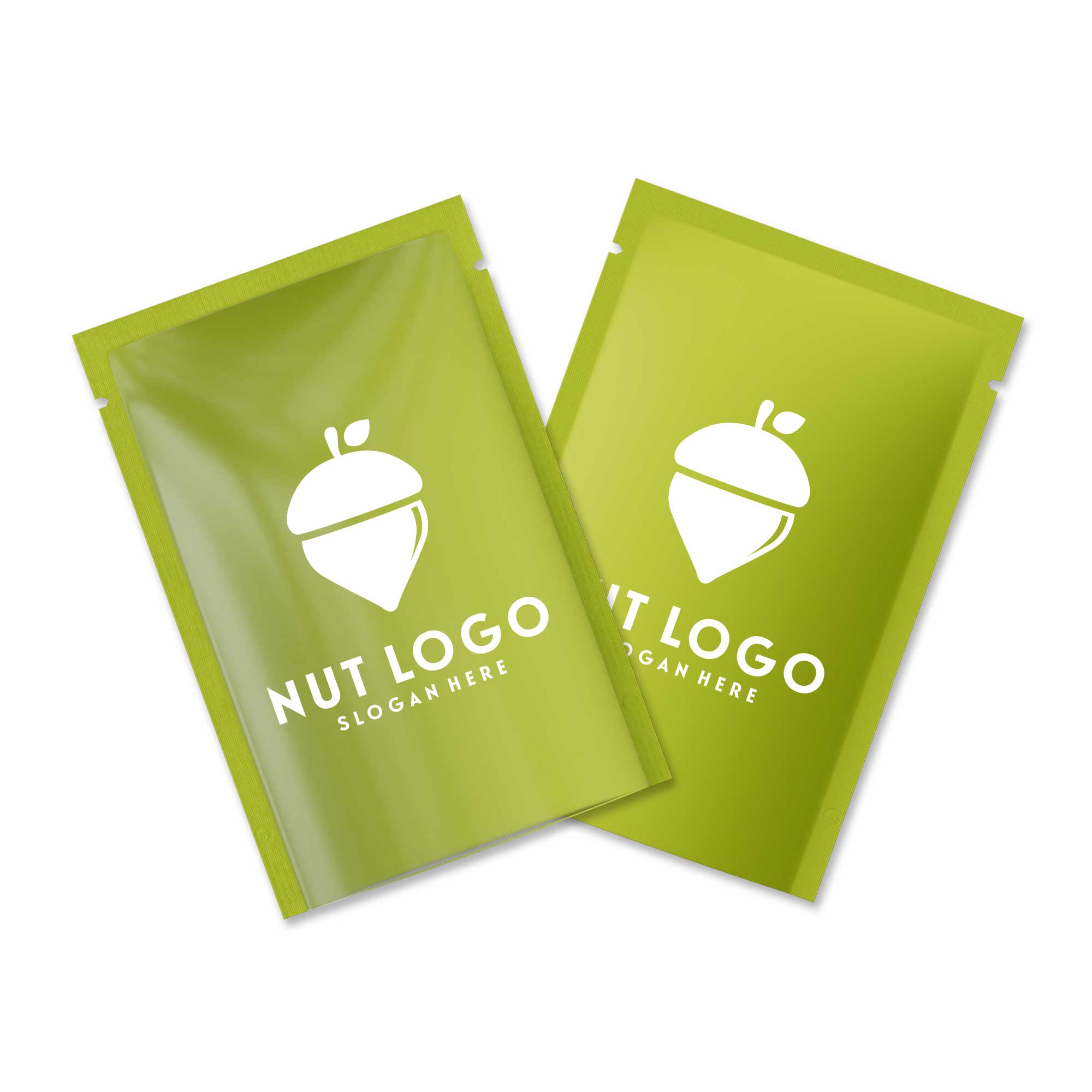 Customizable Matte Plastic Open Top Bags with Frosted Window (Basic Printing)