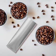 Aluminum SlickSeal™ Stick Pouches with Straight Corners