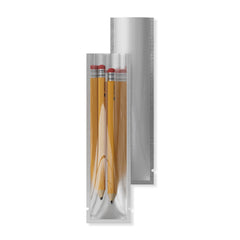 Clear Front and Aluminum SlickSeal™ Stick Pouches with Straight Corners