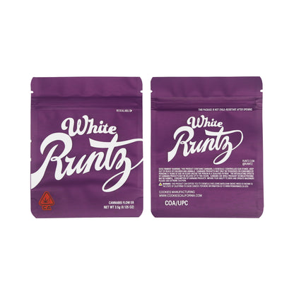 Matte Runtz OG Smell Proof Metallized Foil Stand Strong® Bags