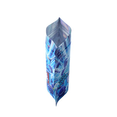 Holographic Blue Icee Smell Proof Metallized Foil Stand Strong® Bags with Matching Box 3.5g