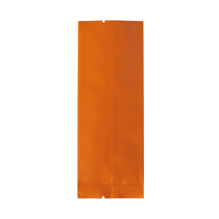 QQ Studio® Double-Sided Matte Pumpkin Seed Orange Aluminum Foil SlickSeal™ Stick Bags