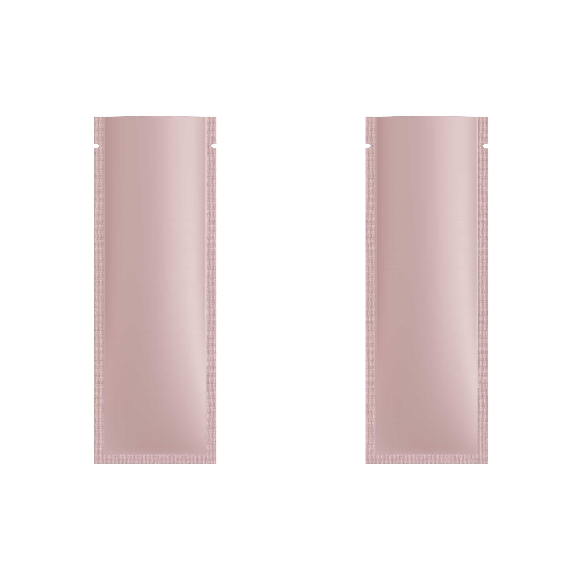 Customizable Long Metallic Aluminum Open Top Stick Pouches (Basic Printing)