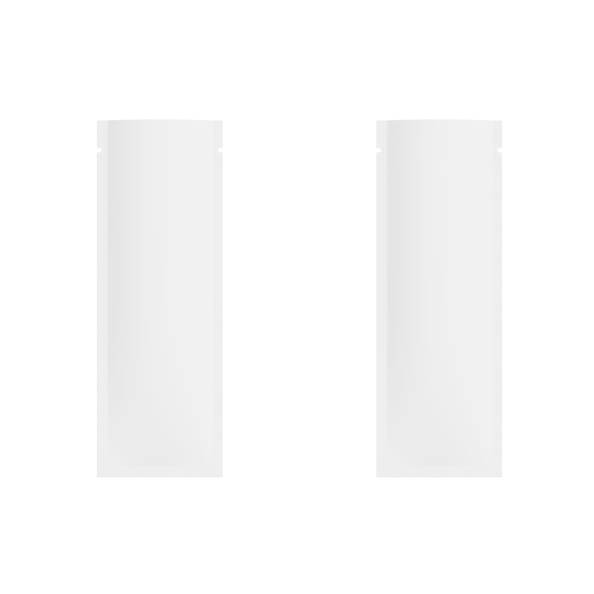 Customizable Long Metallic Aluminum Open Top Stick Pouches (Basic Printing)