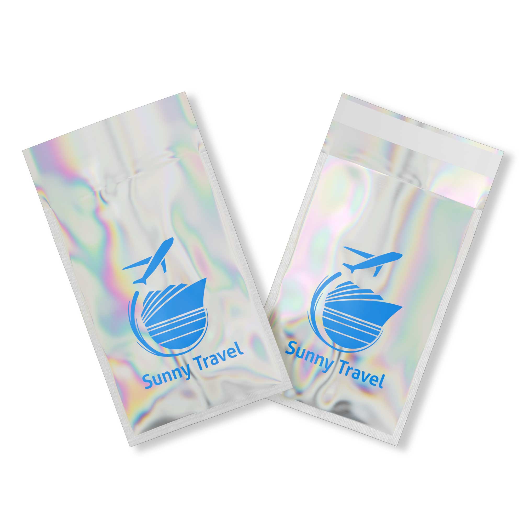 Customizable Glossy Diamond Holographic Self-Adhesive Mailers (Basic Printing)