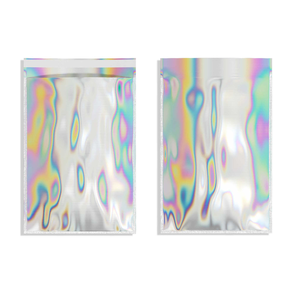 Customizable Glossy Diamond Holographic Self-Adhesive Mailers (Basic Printing)