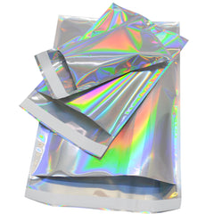 Glossy Diamond Holographic Self-Adhesive Mailer Packaging Bags
