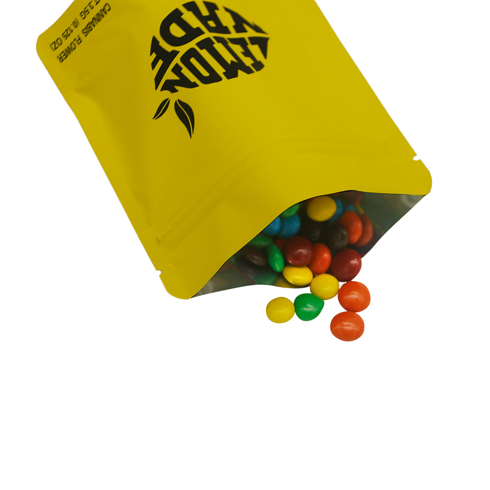 Fruit Flavor Designed Smell Proof Metallized Foil Stand Strong® Bags