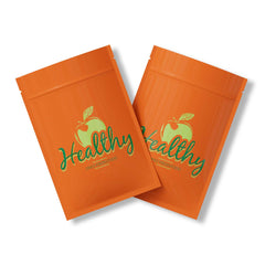 Customizable Glossy Double Sided Metallic Mylar Flat Zipper Seal Bags (Basic Printing)