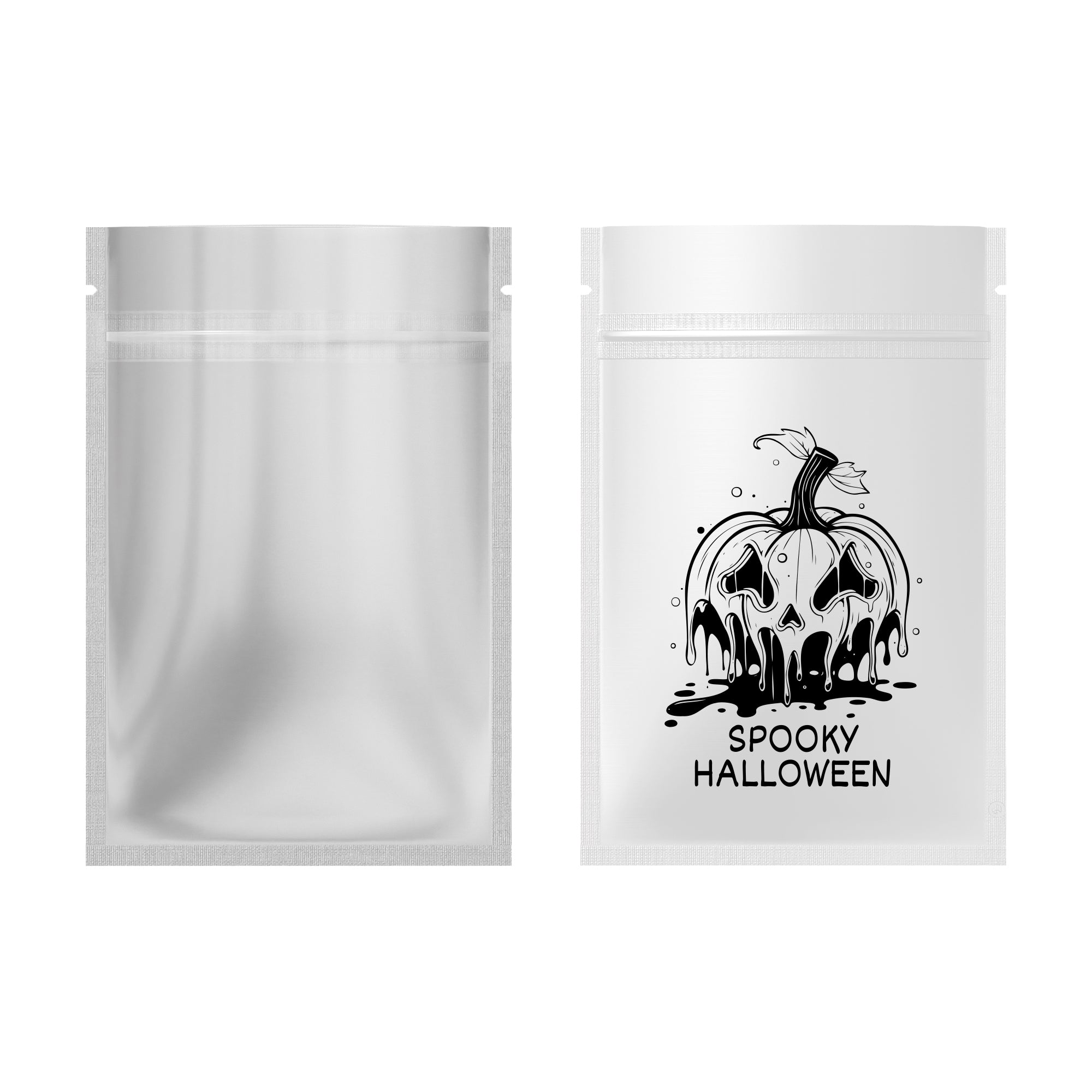 Pre-Designed Halloween Treat Bags – Spooky & Festive Packaging for Candy, Gifts, and Party Favors (Set of 50 - 100 Bags)