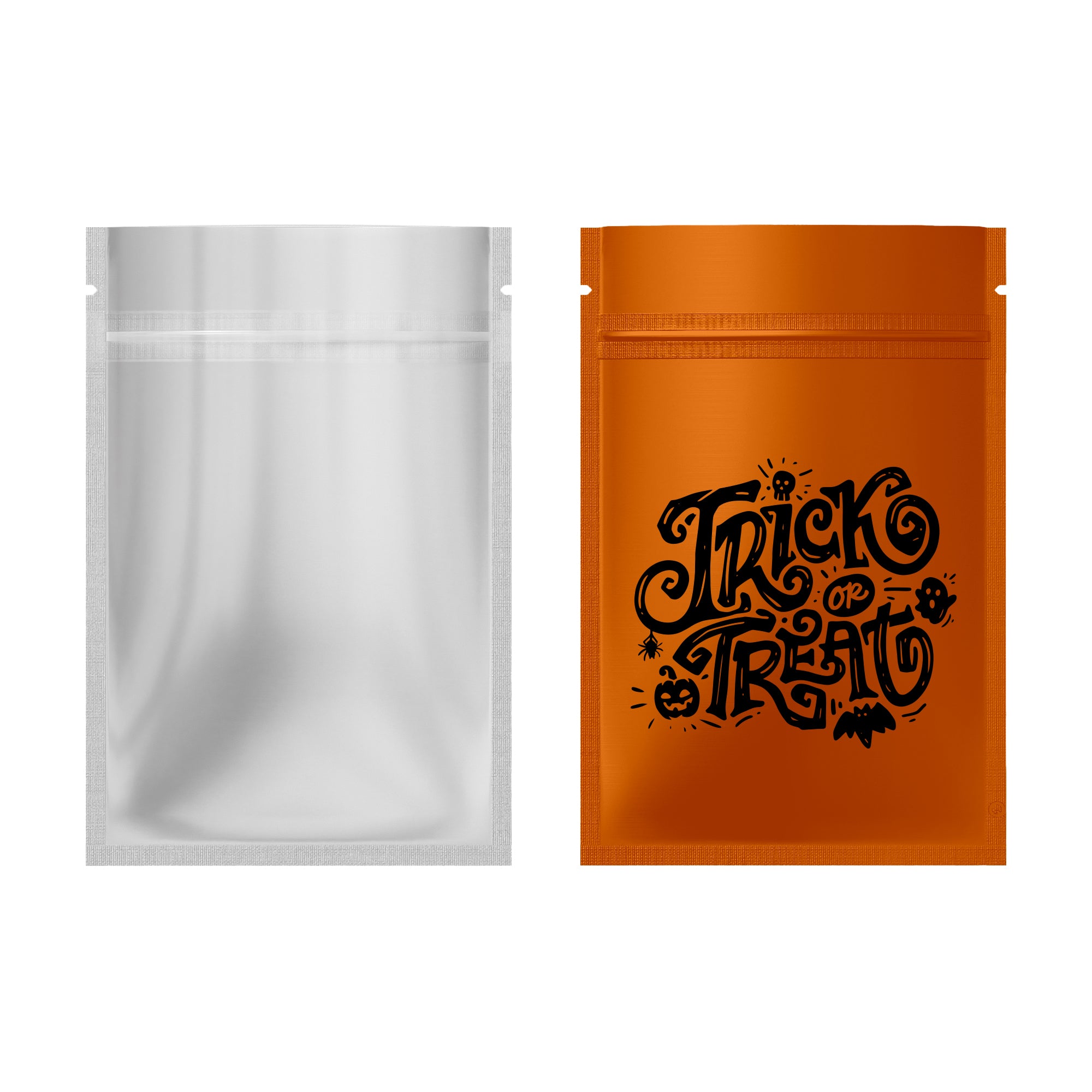 Pre-Designed Halloween Treat Bags – Spooky & Festive Packaging for Candy, Gifts, and Party Favors (Set of 50 - 100 Bags)