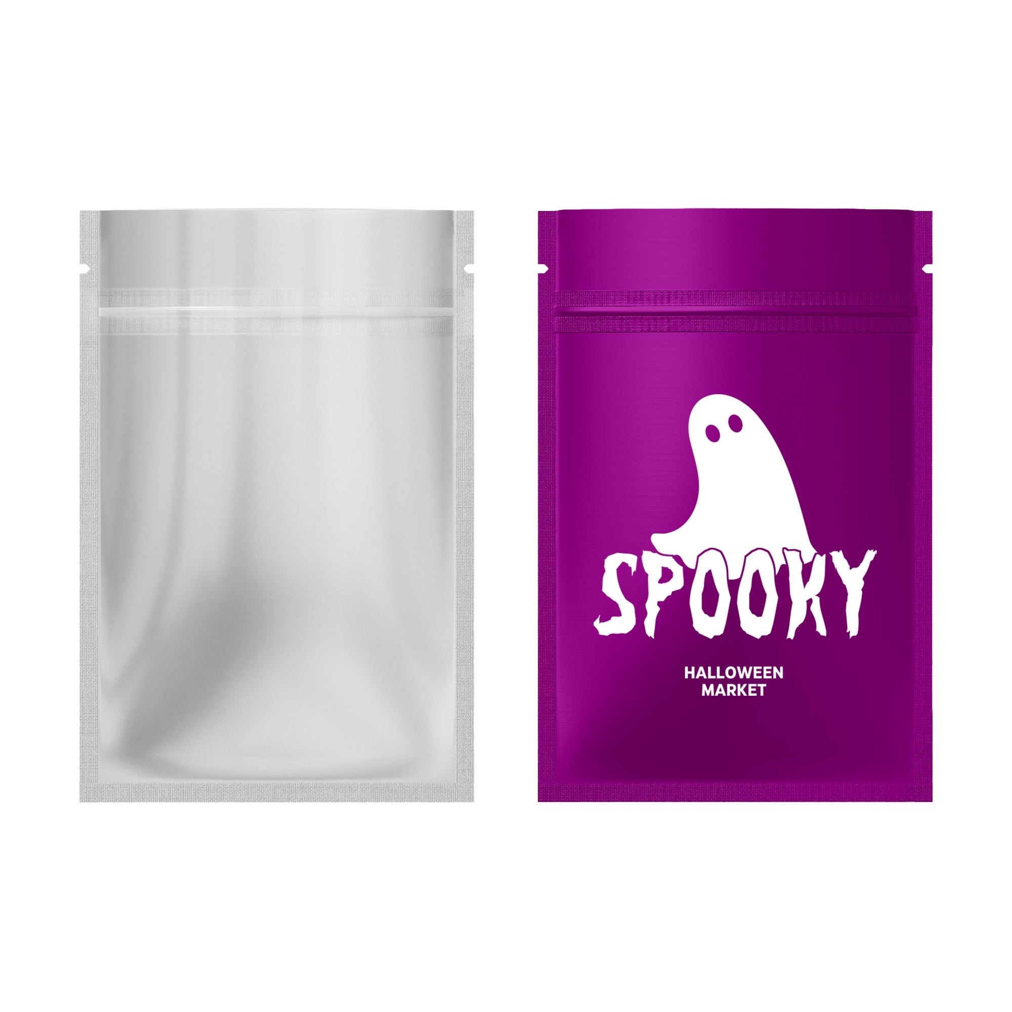 Pre-Designed Halloween Treat Bags – Spooky & Festive Packaging for Candy, Gifts, and Party Favors (Set of 50 - 100 Bags)