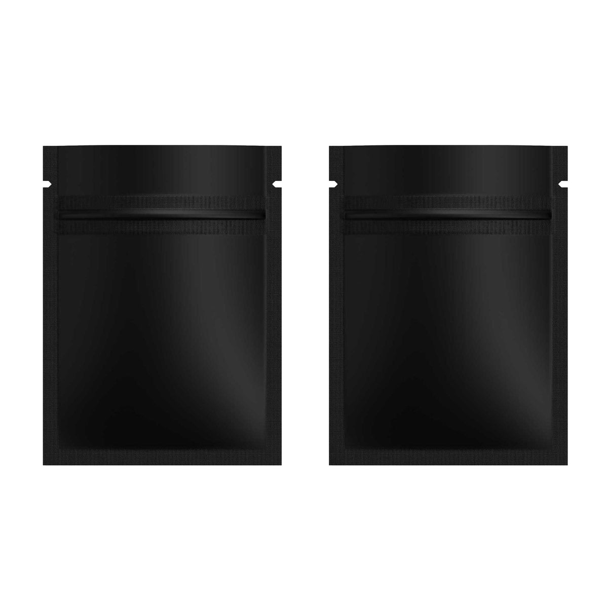 Customizable Double Sided Color Matte Metallized Mylar Foil Zipper Seal Bags (Basic Printing)