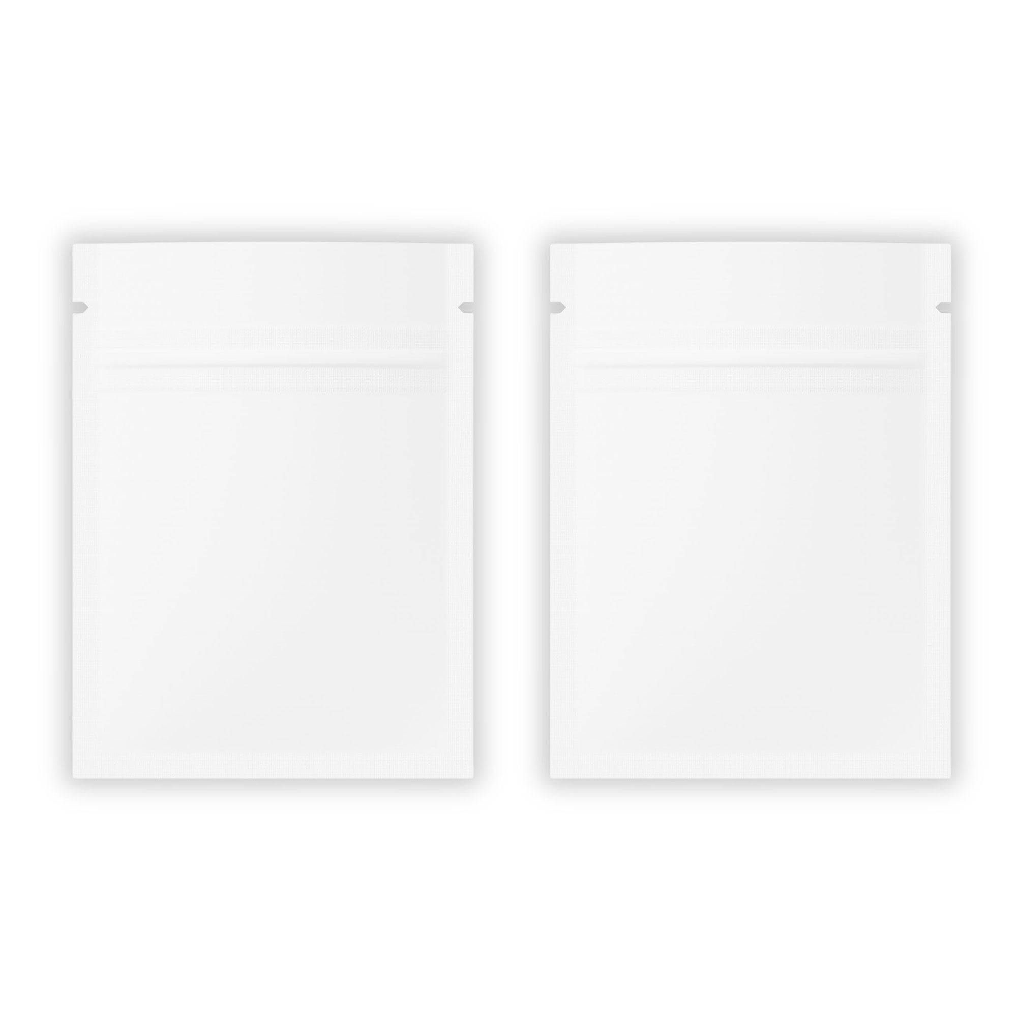 Customizable Double Sided Color Matte Metallized Mylar Foil Zipper Seal Bags (Basic Printing)