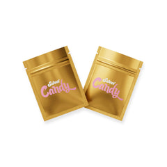 Customizable Double Sided Color Matte Metallized Mylar Foil Zipper Seal Bags (Basic Printing)