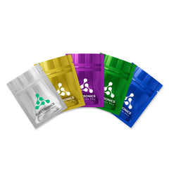 Customizable Single Side Glossy Window Mylar Flat Zipper Seal Bags (Basic Printing)