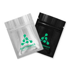 Customizable Single Side Glossy Window Mylar Flat Zipper Seal Bags (Basic Printing)