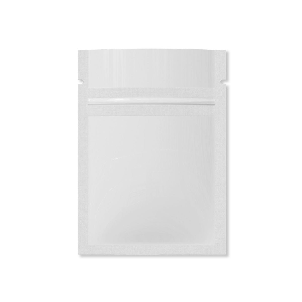 Customizable Single Side Glossy Window Mylar Flat Zipper Seal Bags (Full Customization)