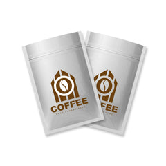 Customizable Heavy Duty Iron Silver Aluminum Foil Flat Zipper Seal Bags (Basic Printing)