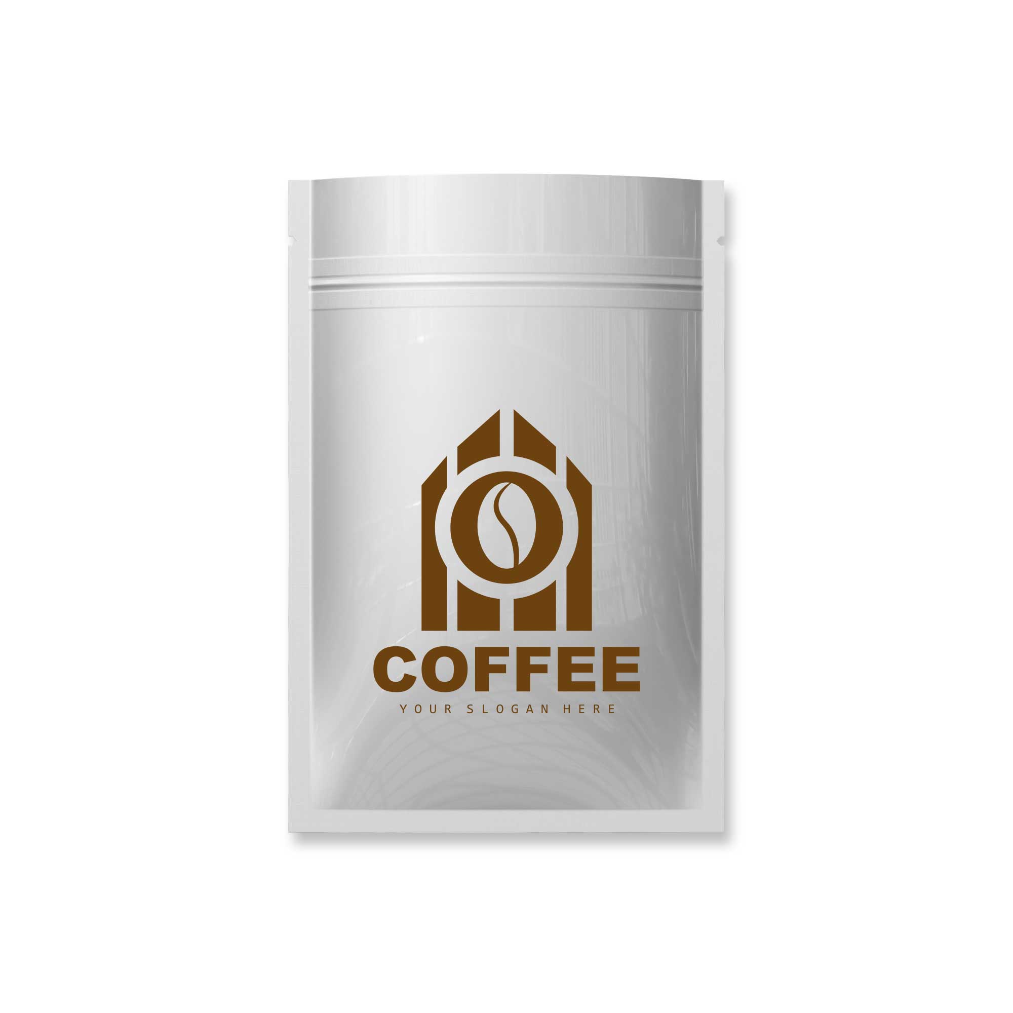 Customizable Heavy Duty Iron Silver Aluminum Foil Flat Zipper Seal Bags (Basic Printing)