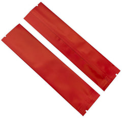 Double-Sided Matte Firetruck Red Aluminum Foil SlickSeal™ Stick Bags