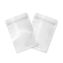 Customizable Frosted Translucent Polyethylene Flat Zipper Seal Bags (Basic Printing)
