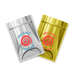 Customizable Smooth Glossy Double-Sided Mylar Flat Zipper Seal Bags (Basic Printing)