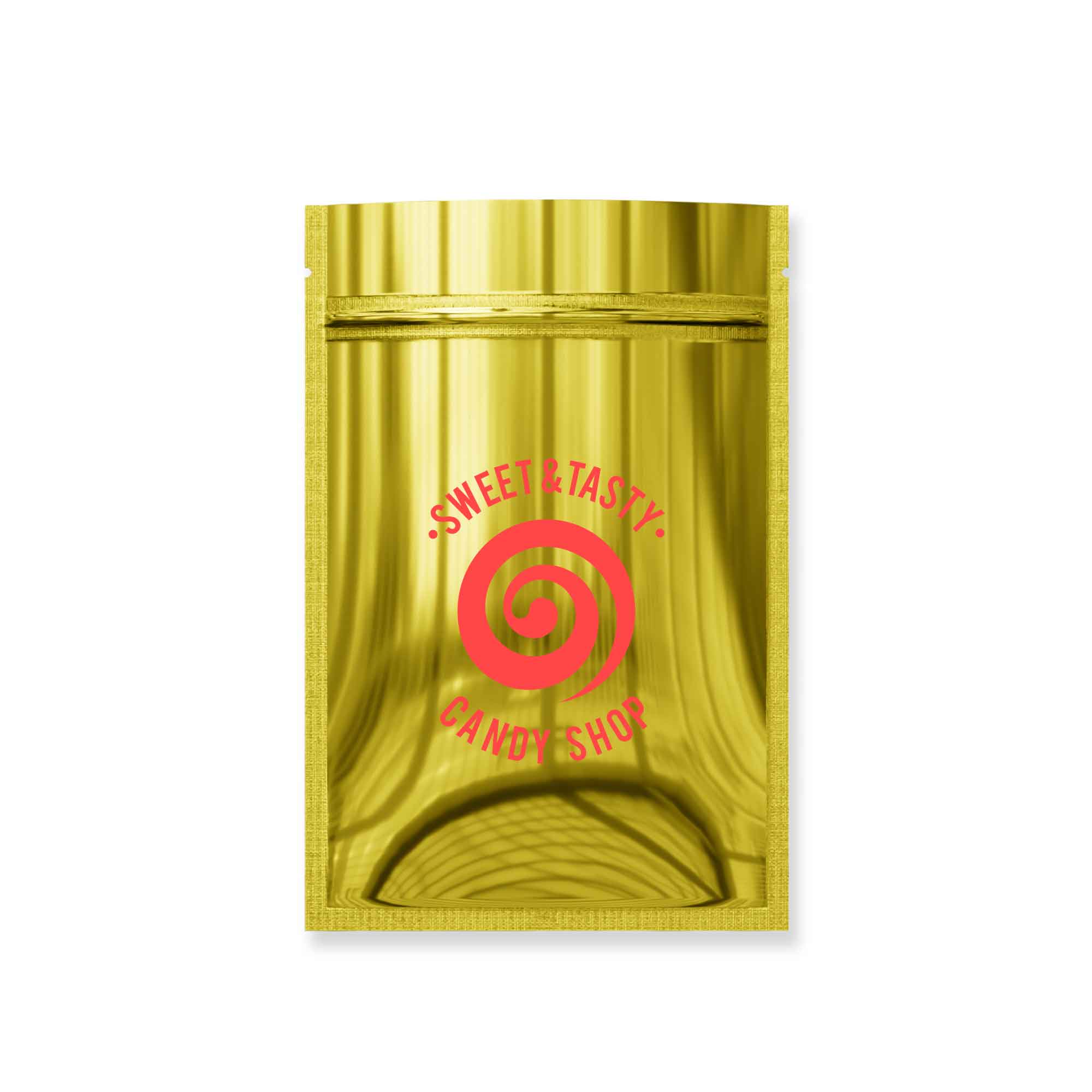 Customizable Smooth Glossy Double-Sided Mylar Flat Zipper Seal Bags (Basic Printing)