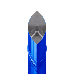 Metallic Mylar Flat Zipper Seal Bags – Glossy Lapis Lazuli Blue QuickQlick® Bags with Rounded Corners
