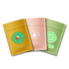 Customizable Matte Double Sided Metallic Mylar Flat Zipper Seal Bags (Basic Printing)