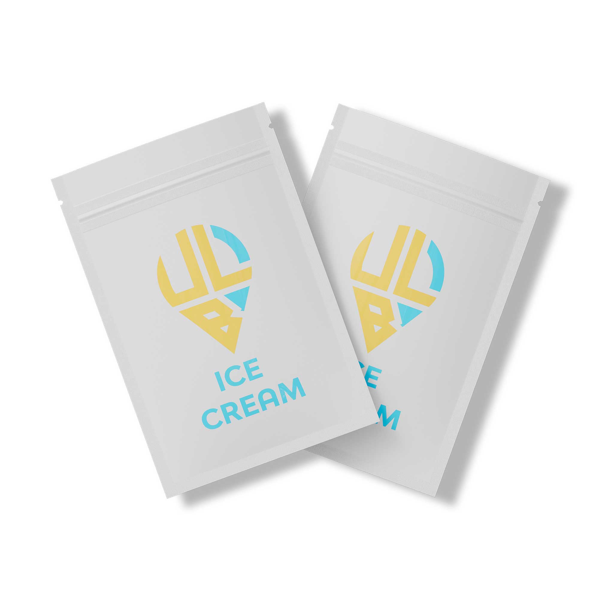 Customizable Matte Double Sided Metallic Mylar Flat Zipper Seal Bags (Basic Printing)