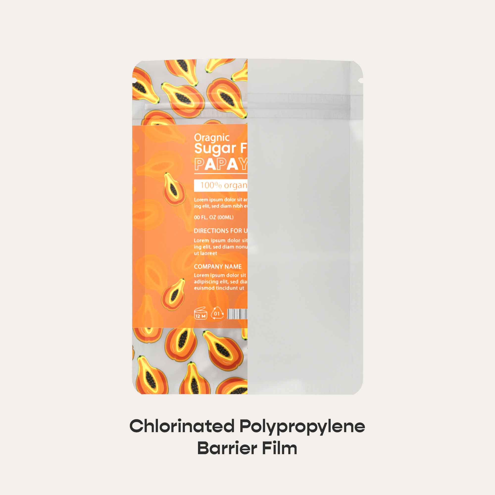 Customizable Frosted Translucent Polyethylene Flat Zipper Seal Bags (Full Customization)