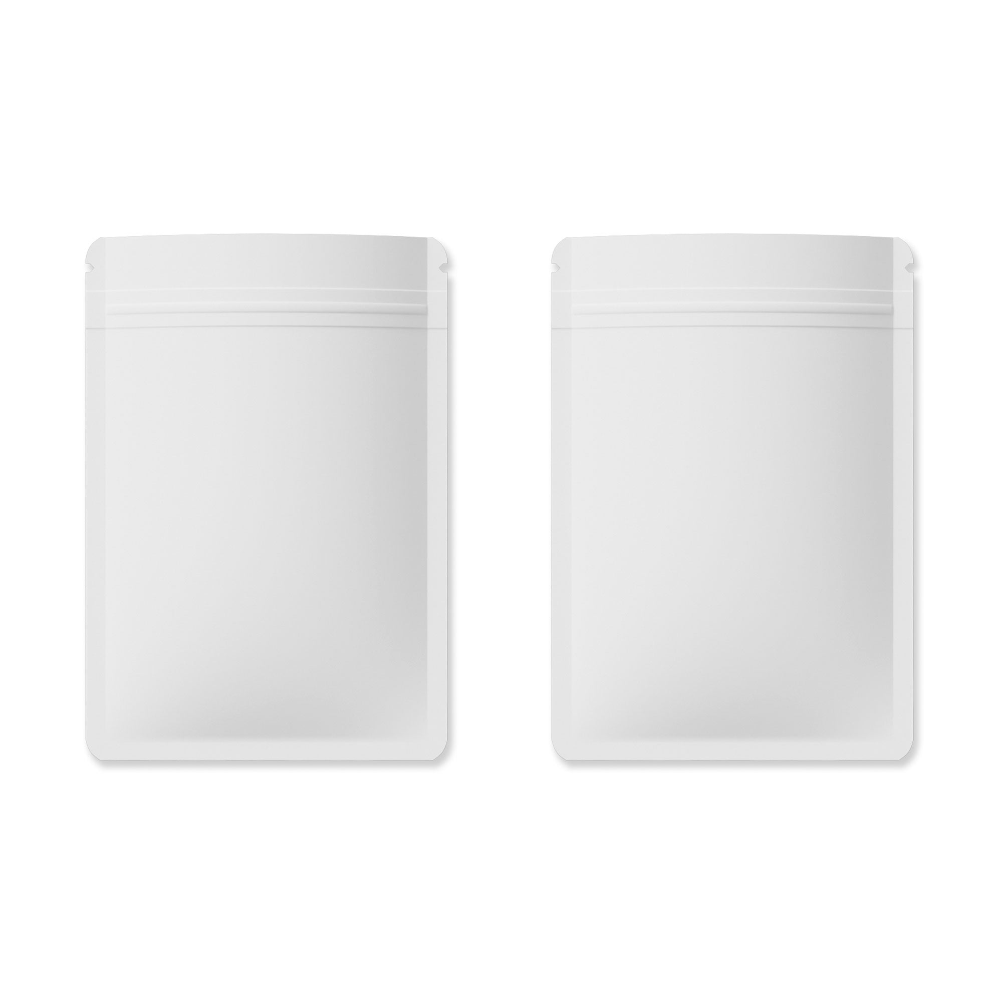 Customizable Frosted Translucent Polyethylene Flat Zipper Seal Bags (Full Customization)