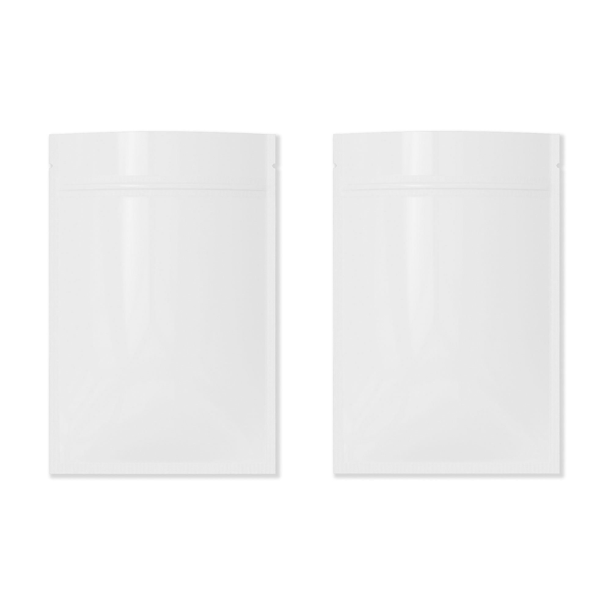 Customizable Smooth Glossy Double-Sided Mylar Zipper Seal Bags (Full Customization)