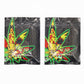 QQ Studio® Leaves Design Metallic Foil QuickQlick® Bags