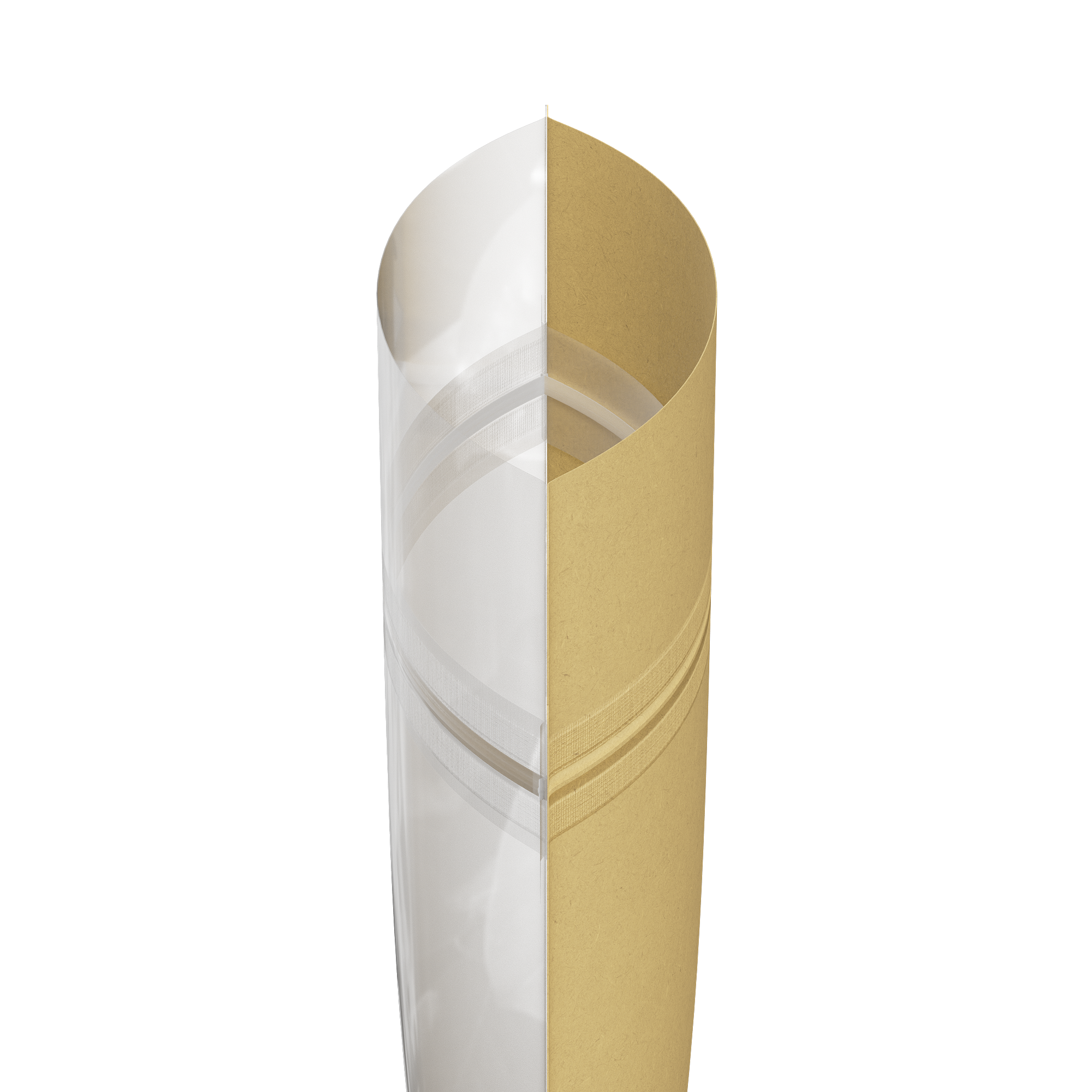 Krafty Brown Flat Zipper Seal Bags – Half Non-Laminated QuickQlick® Pouches