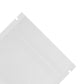 Glossy Double-Sided Arctic White Mini Mylar Foil Smell Proof Flat Zipper Seal Bags