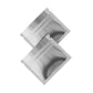 Glossy Double-Sided Chrome Silver Mini Mylar Foil Smell Proof Flat Zipper Seal Bags