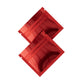 Glossy Double-Sided Heart Red Mini Mylar Foil Smell Proof Flat Zipper Seal Bags