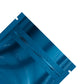 Glossy Double-Sided Lapis Lazuli Blue Mini Mylar Foil Smell Proof Flat Zipper Seal Bags