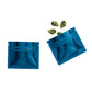 Glossy Double-Sided Lapis Lazuli Blue Mini Mylar Foil Smell Proof Flat Zipper Seal Bags
