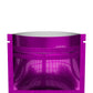 Glossy Double-Sided Deep Fuchsia Purple Mini Mylar Foil Smell Proof Flat Zipper Seal Bags