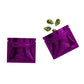 Glossy Double-Sided Deep Fuchsia Purple Mini Mylar Foil Smell Proof Flat Zipper Seal Bags