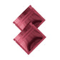 Glossy Double-Sided Muted Pink Mini Mylar Foil Smell Proof Flat Zipper Seal Bags