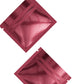 Glossy Double-Sided Muted Pink Mini Mylar Foil Smell Proof Flat Zipper Seal Bags