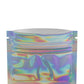 Glossy Double-Sided Diamond Holographic Mini Mylar Foil Smell Proof Flat Zipper Seal Bags