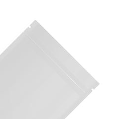 Single-Sided Glossy Arctic White Mylar Foil Smell Proof Flat Zipper Seal Bags