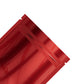 Single-Sided Glossy Heart Red Mylar Foil Smell Proof Flat Zipper Seal Bags