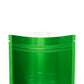 Single-Sided Glossy Forest Green Mylar Foil Smell Proof Flat Zipper Seal Bags